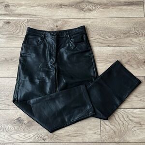 Aritzia Leather Pants
